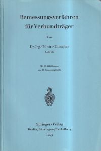 Utescher, Bemessungsverfahren für Verbundträger. (Umschlag)