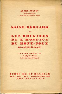 Donnet, Saint Bernard (Umschlag)