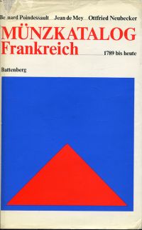 Poindessault, Münzkatalog Frankreich von 1793 bis heute. (Umschlag)