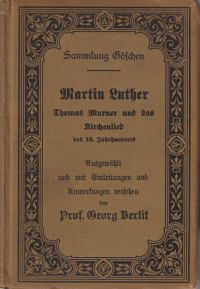 Berlit, Martin Luther. (Umschlag)