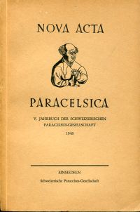 Nova Acta Paracelsica. V. Jahrbuch der Schweizerischen Paracelsus-Gesellschaft (Umschlag)