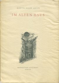 Maag-Socin, Im alten Haus. (Umschlag)