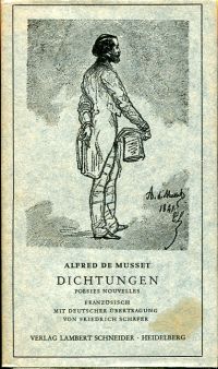 Musset, Dichtungen. (Umschlag)