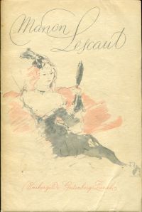 Prévost D'Exiles, Manon Lescaut. (Umschlag)