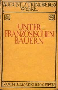 Strindberg, Unter französischen Bauern. (Umschlag)