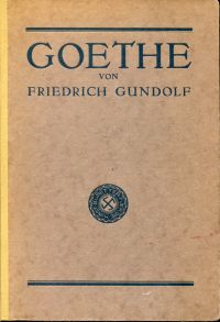Gundolf, Goethe (Umschlag)