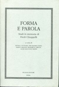 Forma e Parola. (Umschlag)