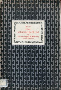 Eliasberg, Das  schwierige Kind. (Umschlag)