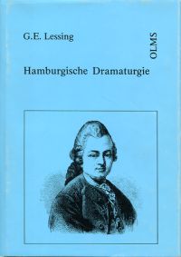 Lessing, Hamburgische Dramaturgie. (Einband)