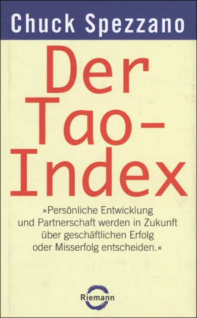 Spezzano, Der  Tao-Index. (Einband)