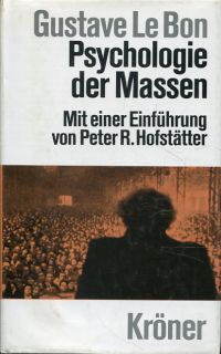 Le Bon, Psychologie der Massen. (Umschlag)