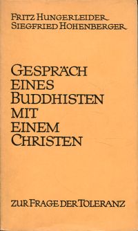 Hungerleider, Gespräch eines Buddhisten mit einem Christen. (Umschlag)