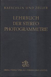 Baeschlin, Lehrbuch der Stereophotogrammetrie. (Umschlag)