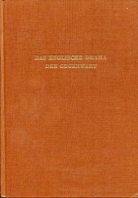 Oppel, Das  englische Drama der Gegenwart. (Umschlag)
