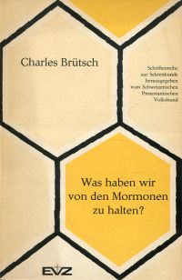 Brütsch, Was haben wir von den Mormonen zu halten? (Umschlag)