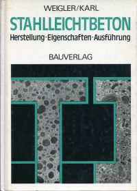 Weigler, Stahlleichtbeton. (Umschlag)