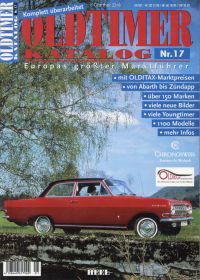 Zink, Oldtimer-Katalog Nr. 17. (Umschlag)