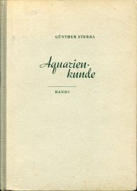 Sterba, Aquarienkunde, Band II. (Umschlag)