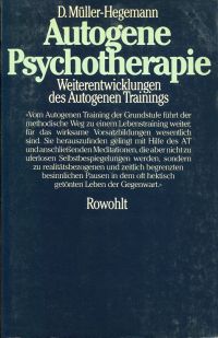 Müller-Hegemann, Autogene Psychotherapie. (Umschlag)