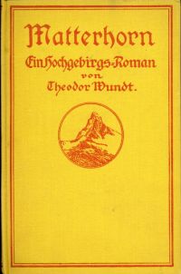 Wundt, Matterhorn. (Einband)