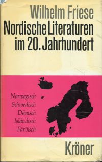 Friese, Nordische Literaturen im 20. Jahrhundert. (Umschlag)