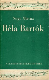 Moreux, Béla Bartók. (Umschlag)