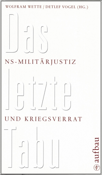 Wette, Das  letzte Tabu. (Einband)