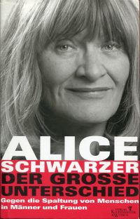 Schwarzer, Der  große Unterschied. (Umschlag)