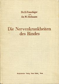 Frauchiger, Die Nervenkrankheiten des Rindes. (Umschlag)