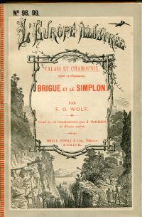 Wolf, Brigue et le Simplon. (Umschlag)