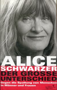 Schwarzer, Der  große Unterschied. (Umschlag)