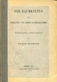 Mannhardt, Der Baumkultus der Germanen und ihrer Nachbarstämme. (Umschlag)