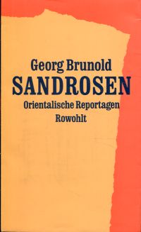 Brunold, Sandrosen. (Umschlag)