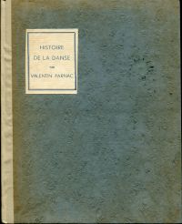 Parnac, Histoire de la Danse. (Umschlag)