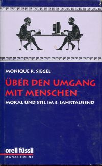 Siegel, Über den Umgang mit Menschen. (Umschlag)