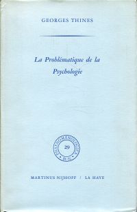 Thines, La Problématique de la Psychologie. (Umschlag)