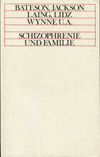 Bateson, Schizophrenie und Familie. (Umschlag)