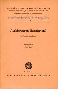 Giese, Aufklärung in Illustrierten? (Umschlag)
