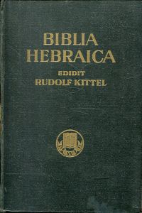 Kittel, Tora nebi' im u-ketubim. Biblia Hebraica. (Umschlag)
