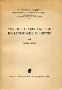 Hügi, Vergils Aeneis und die hellenistische Dichtung. (Umschlag)