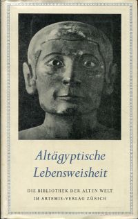 Altägyptische Lebensweisheit. (Umschlag)