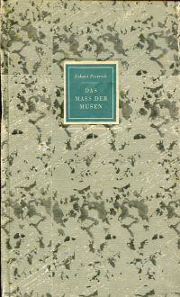 Peterich, Das  Mass der Musen. (Umschlag)