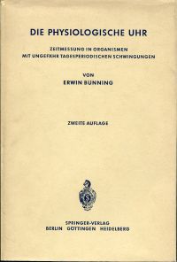 Bünning, Die physiologische Uhr. (Umschlag)
