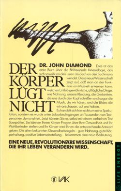 Diamond, Der  Körper lügt nicht. (Einband)