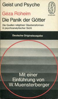 Róheim, Die Panik der Götter. (Umschlag)