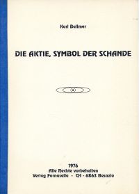 Ballmer, Die Aktie, Symbol der Schande. (Umschlag)