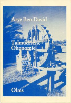 Ben-David, Talmudische Ökonomie. (Schutzumschlag)