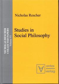 Rescher, Collected papers. Vol. 6: Studies in social philosophy. (Umschlag)