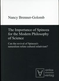 Brenner-Golomb, The importance of Spinoza for the modern philosophy of science. (Umschlag)