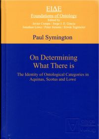 Symington, On determining what there is. (Umschlag)